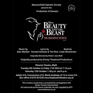 Beaconsfield Operatic Society Presents Beauty and the Beast